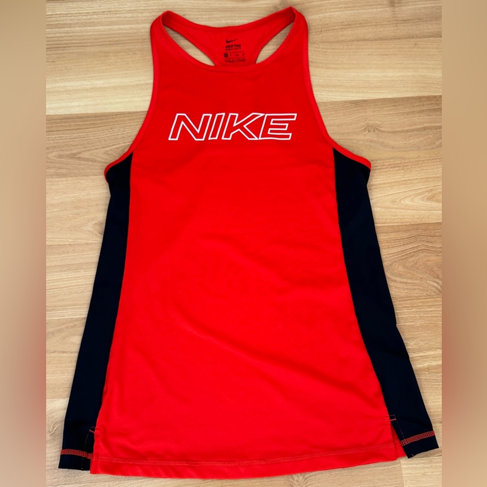 Nike Women’s Pro Dri-FIT Bright Red Athletic Tank
